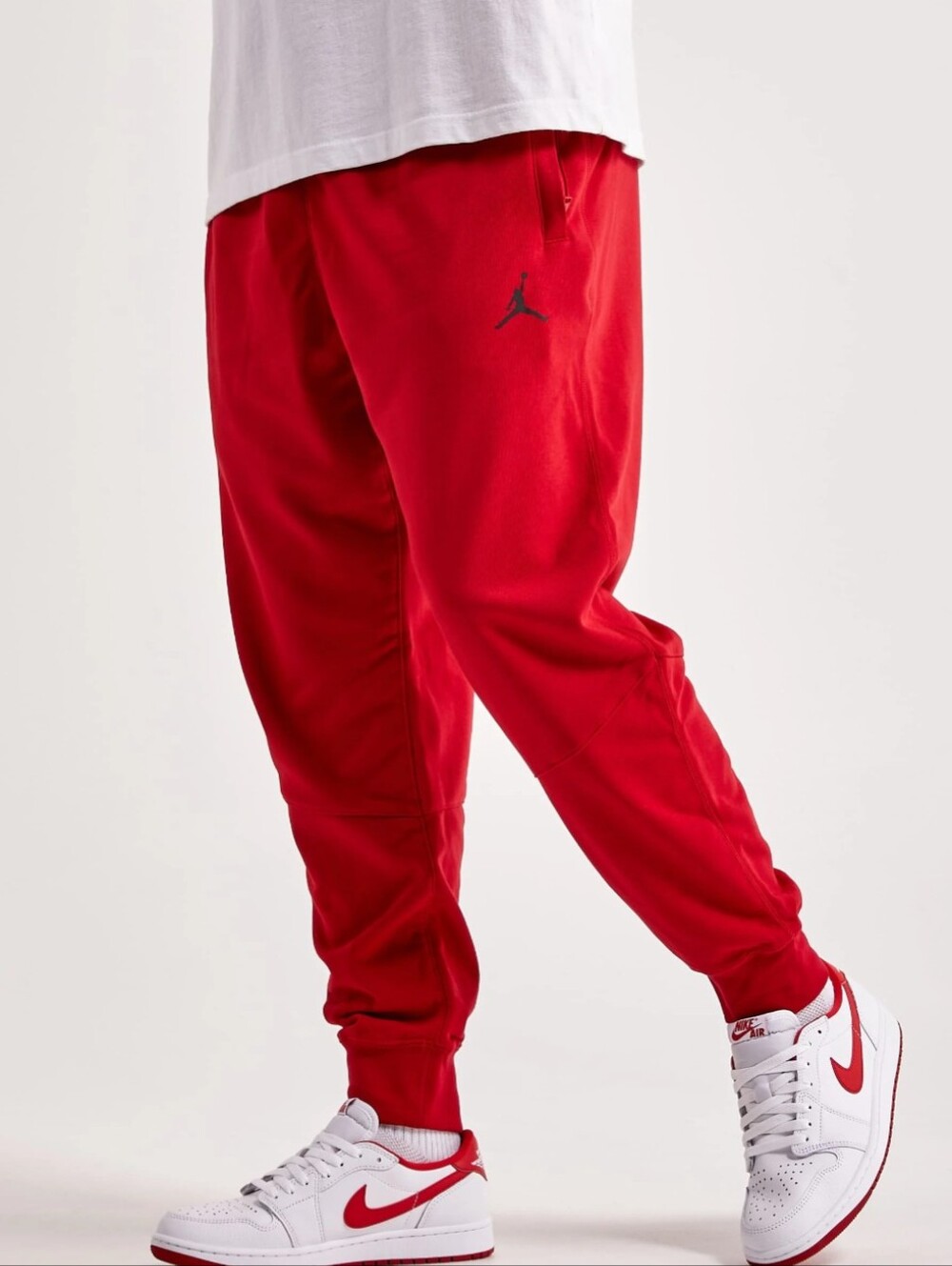 Jordan Sport Crossover Dri-FIT Fleece Pants Men's Size XXL in Gym Red